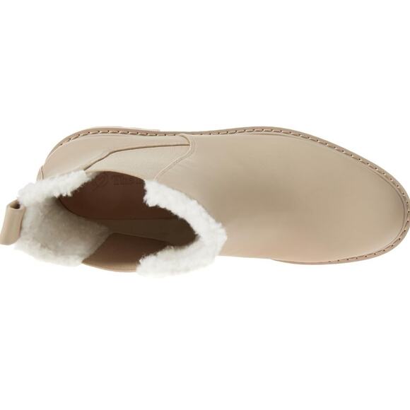 The Drop Women's Campbell Sherpa Chelsea Boot, Taupe, 5 - Picture 6 of 7